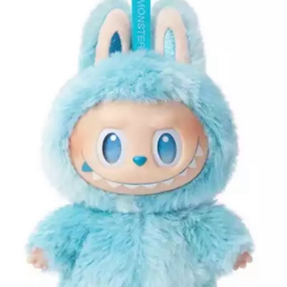 Labubu big energy blue “hope” (opened box)